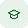icone chapeau vert