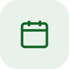 icone calendrier vert