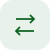 icone echange vert