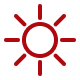 soleil rouge